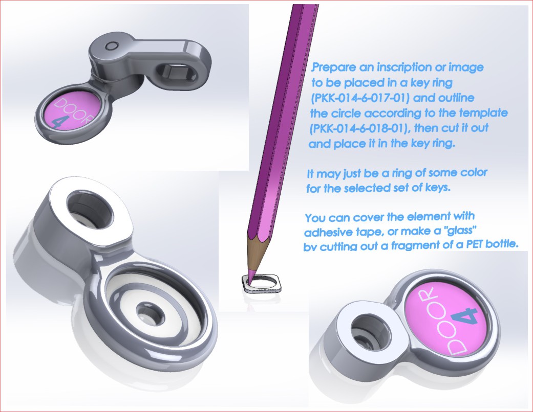 Pendant With Removable Marking