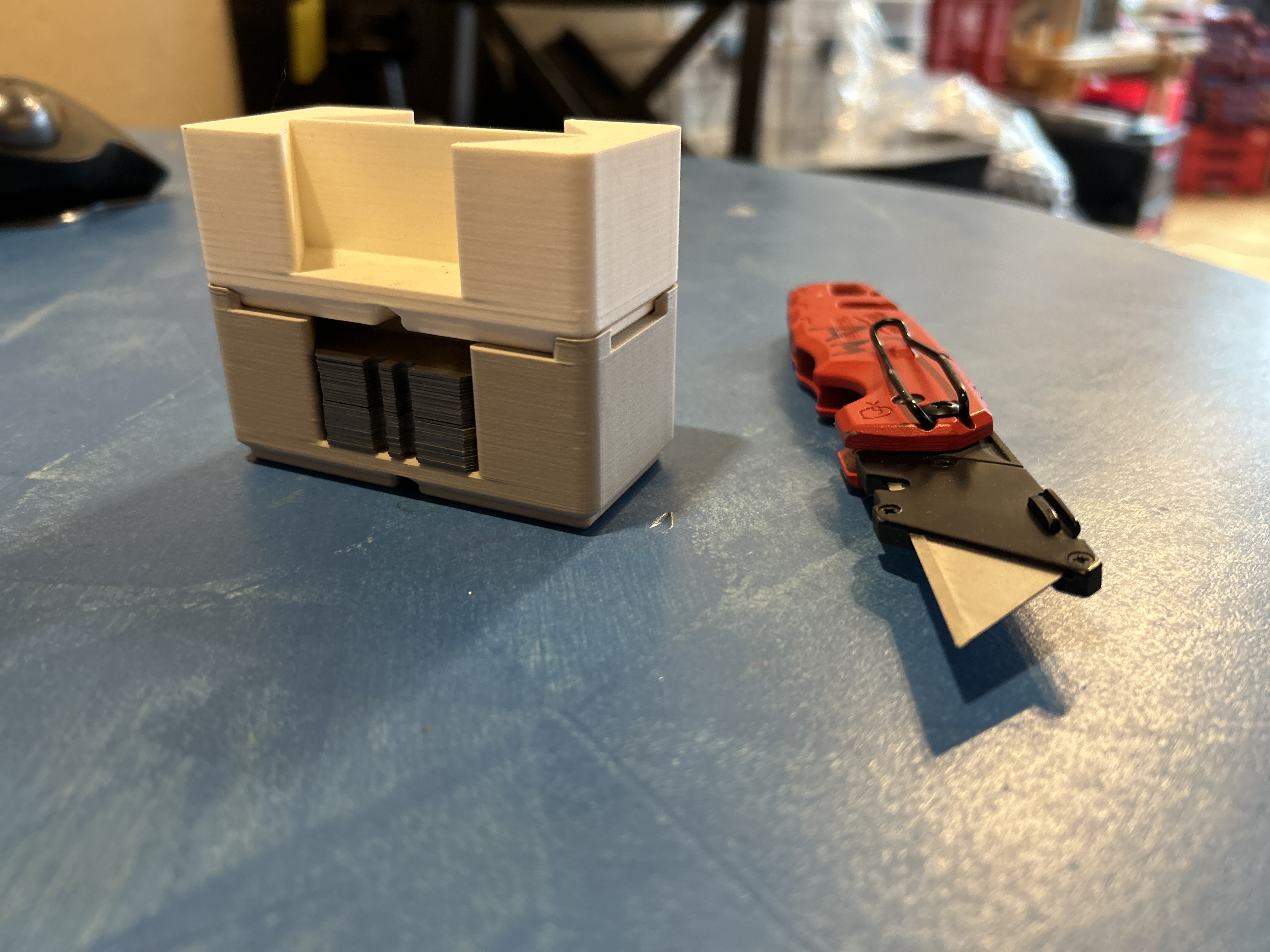 Miniatura 2 do modelo 3D Utility Blade Storage Module Gridfinity [v2]
