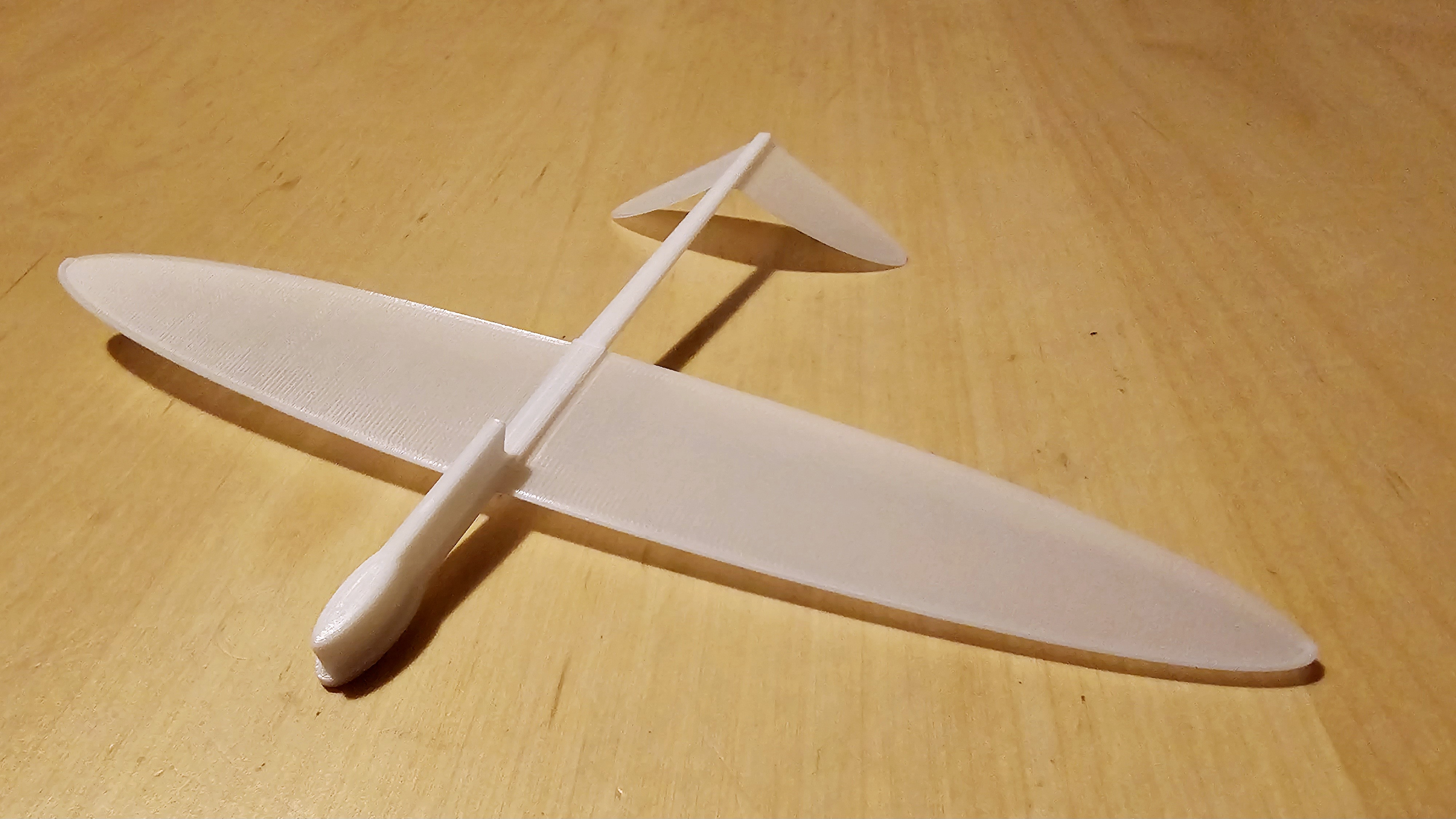 V-Tail Indoor Glider - Fast and Easy Print - Step File Included por ...