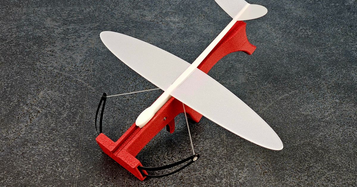 VTail Indoor Glider Fast and Easy Print Step File Included by