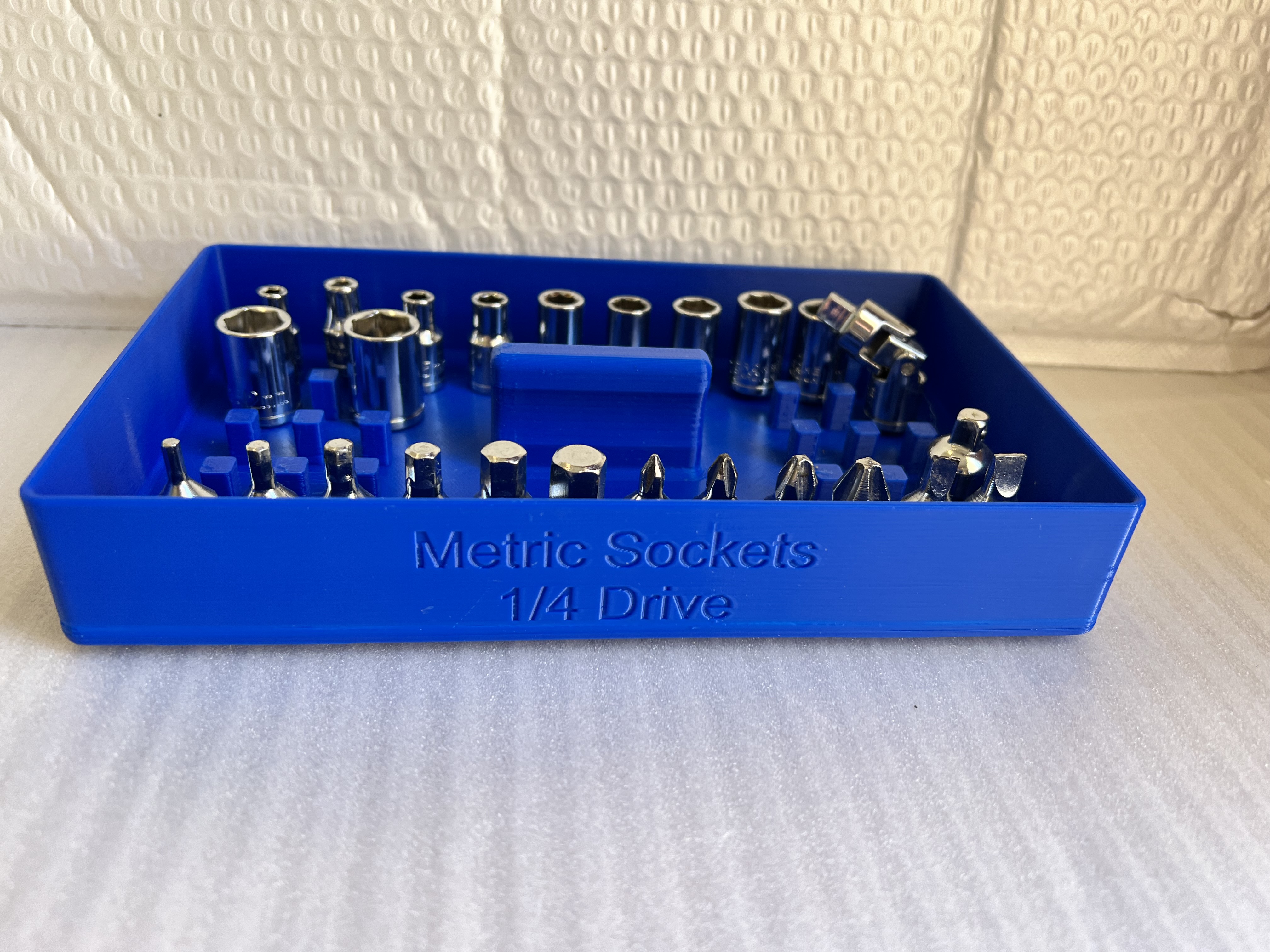Miniatura 4 do modelo 3D Stackable socket trays