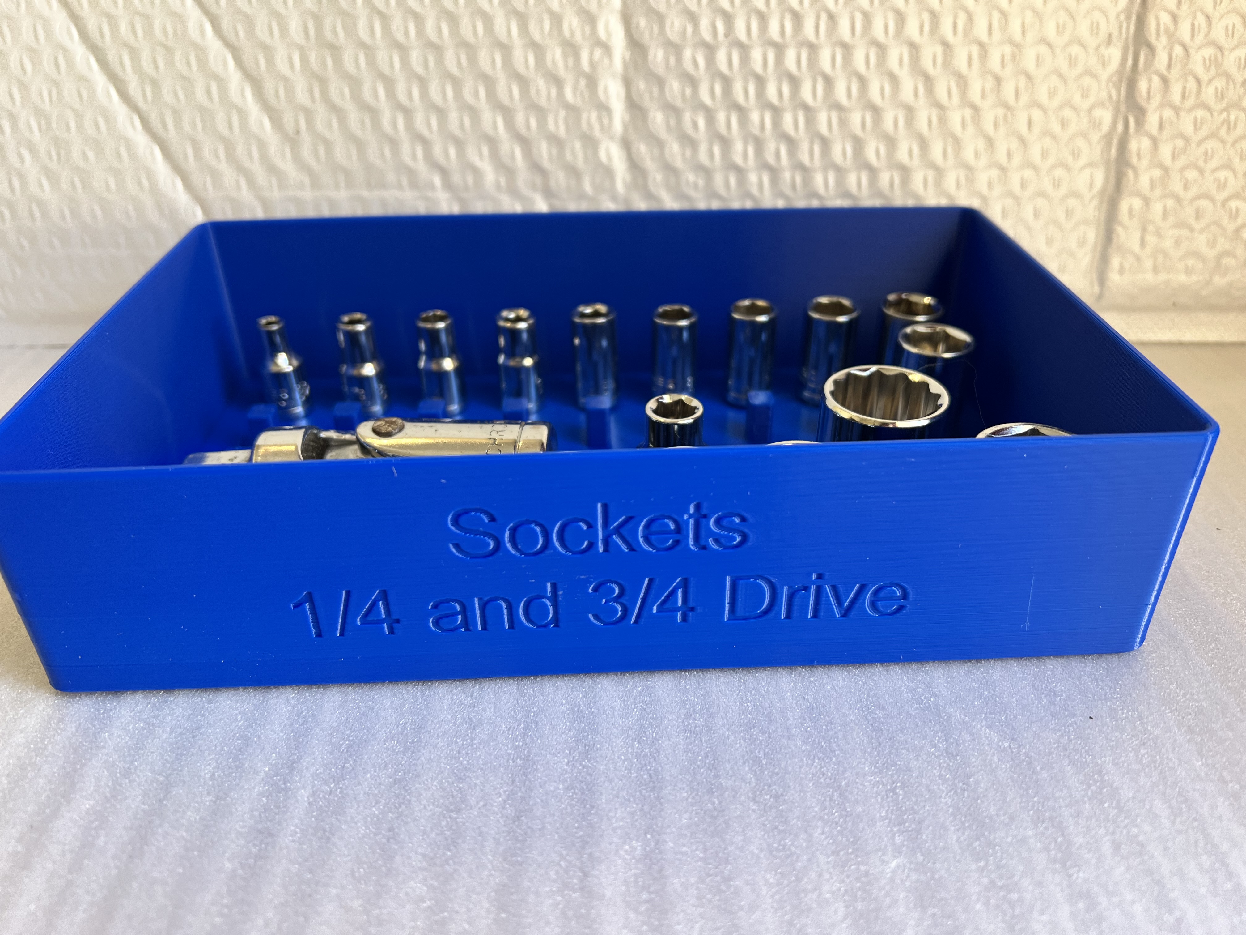Miniatura 3 do modelo 3D Stackable socket trays