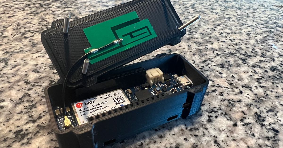 Arduino MKR GSM 1400 Case by Ryan Smith | Download free STL model