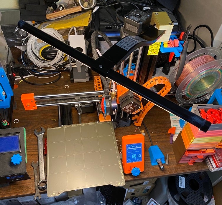 Prusa Mini Ikea lamp holder by Naughtius Maximus Download free STL