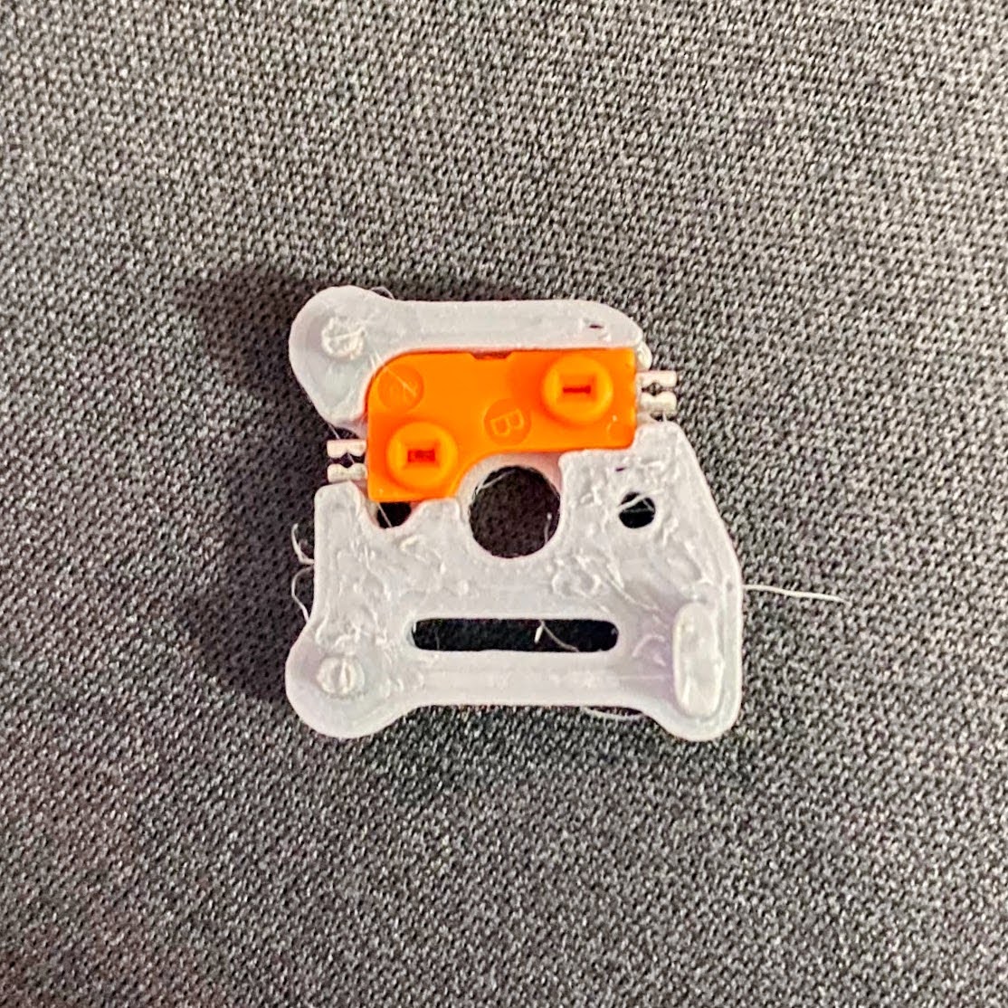 Quick  holder for Kaihl / Durock hot swap adapters for cherry switches.