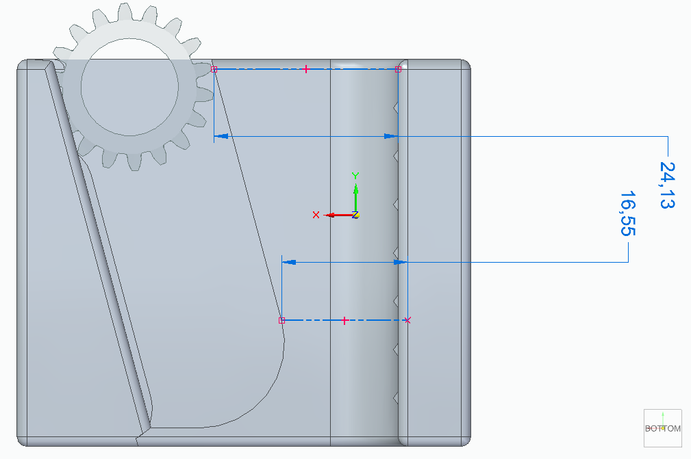 Gravity Broom Holder (Narrower & Flat Back)