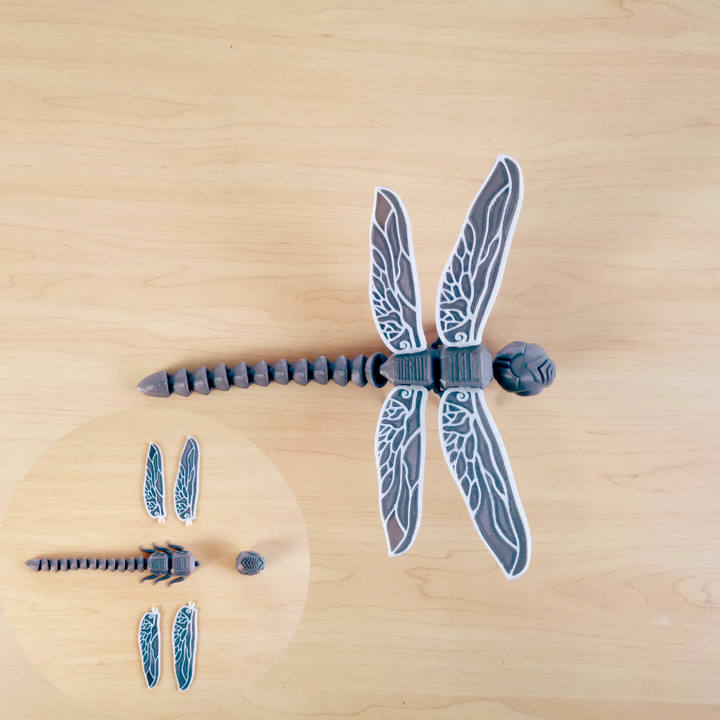 Cyber Dragonfly (Assembly Required) by BPCS | Download free STL model ...