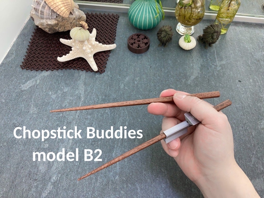 Model B2 Chopstick Buddies: Two-piece