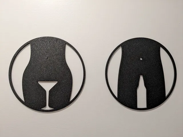 Cheeky Bathroom Signs