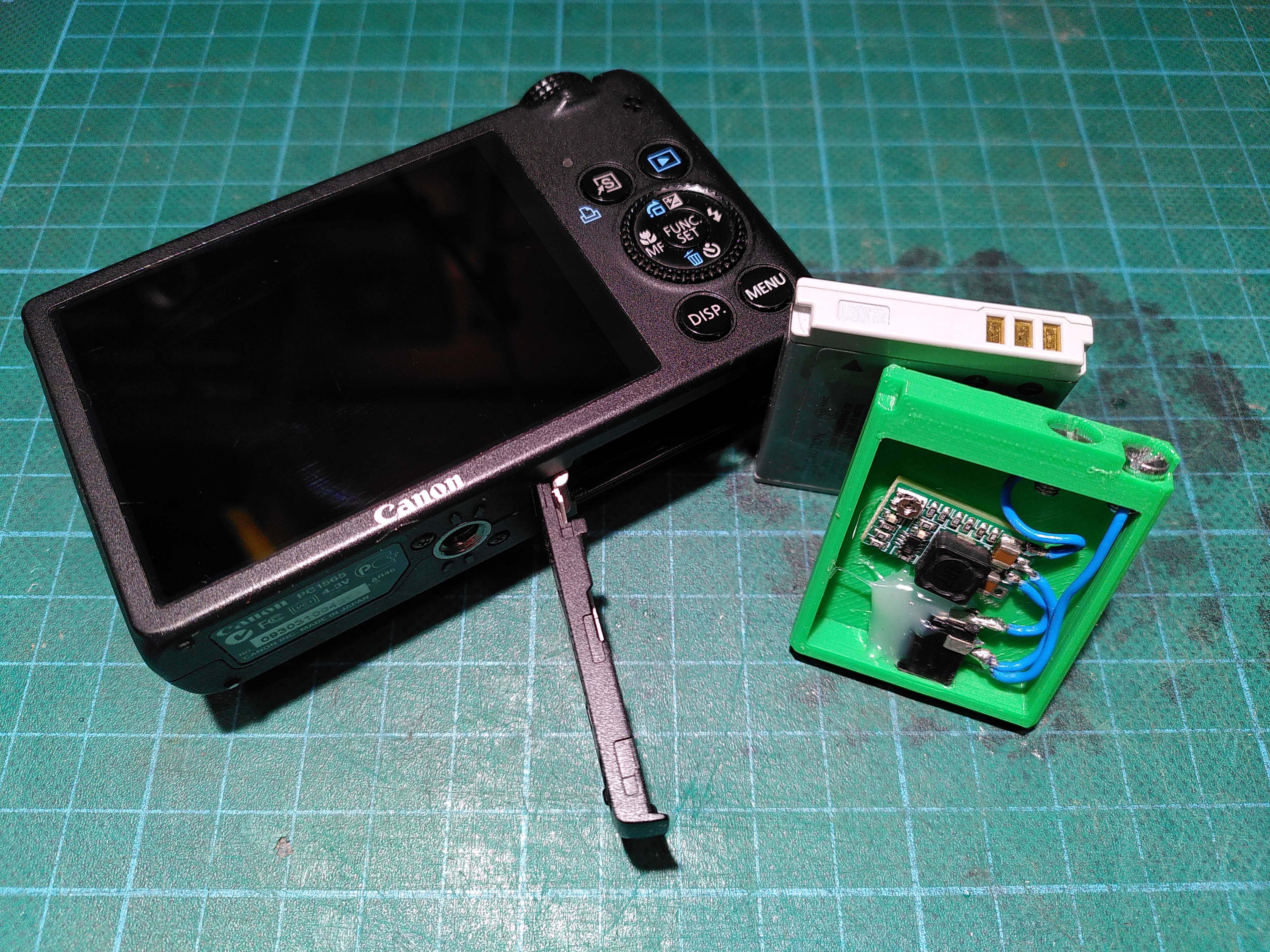 Canon NB-6LH BatteryDummy for S90, S95, S120.