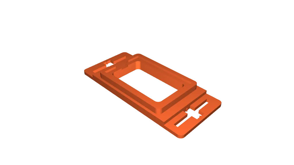 XTool F1 - Slide Extension Jig - 1 x 86x54mm Business Card (3MF