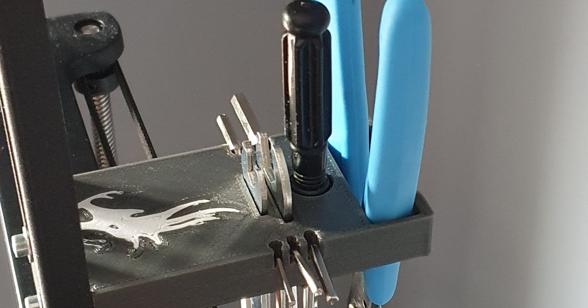 Ender-3 V3 SE Tool Holder by w33ble