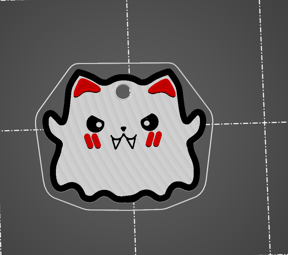 Cute Cat Keychain