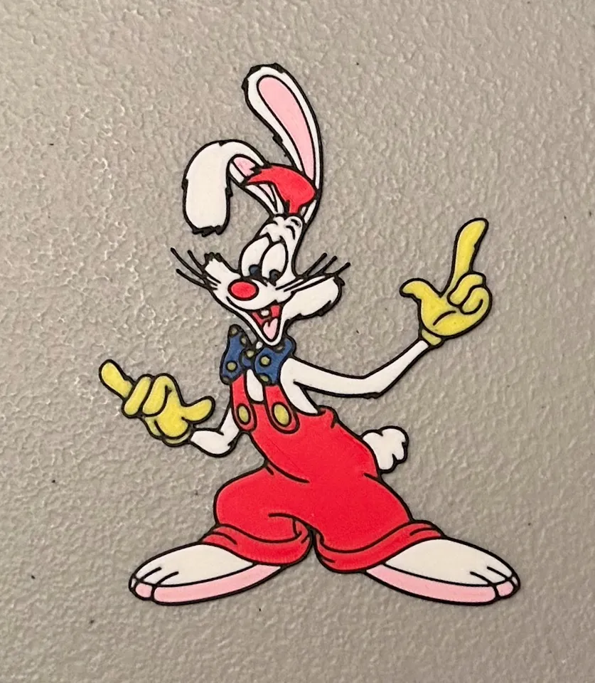 Multicolor Roger Rabbit Magnet by wotfan69 | Download free STL model ...