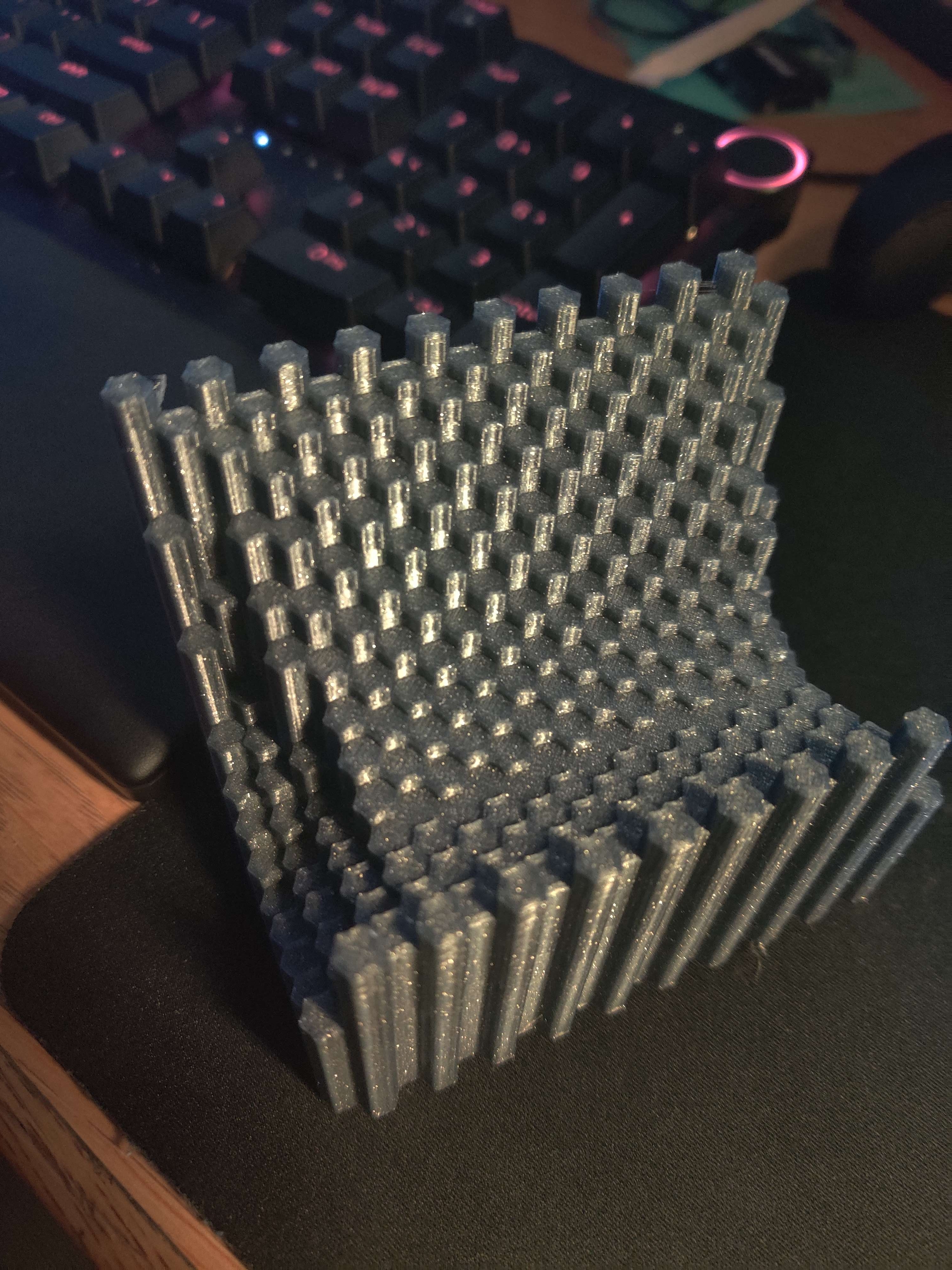 Miniatura 2 do modelo 3D Hexagonal xbox controller holder