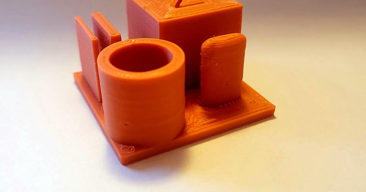 Advanced Calibration Cube by 3D_Fermi Download free STL model