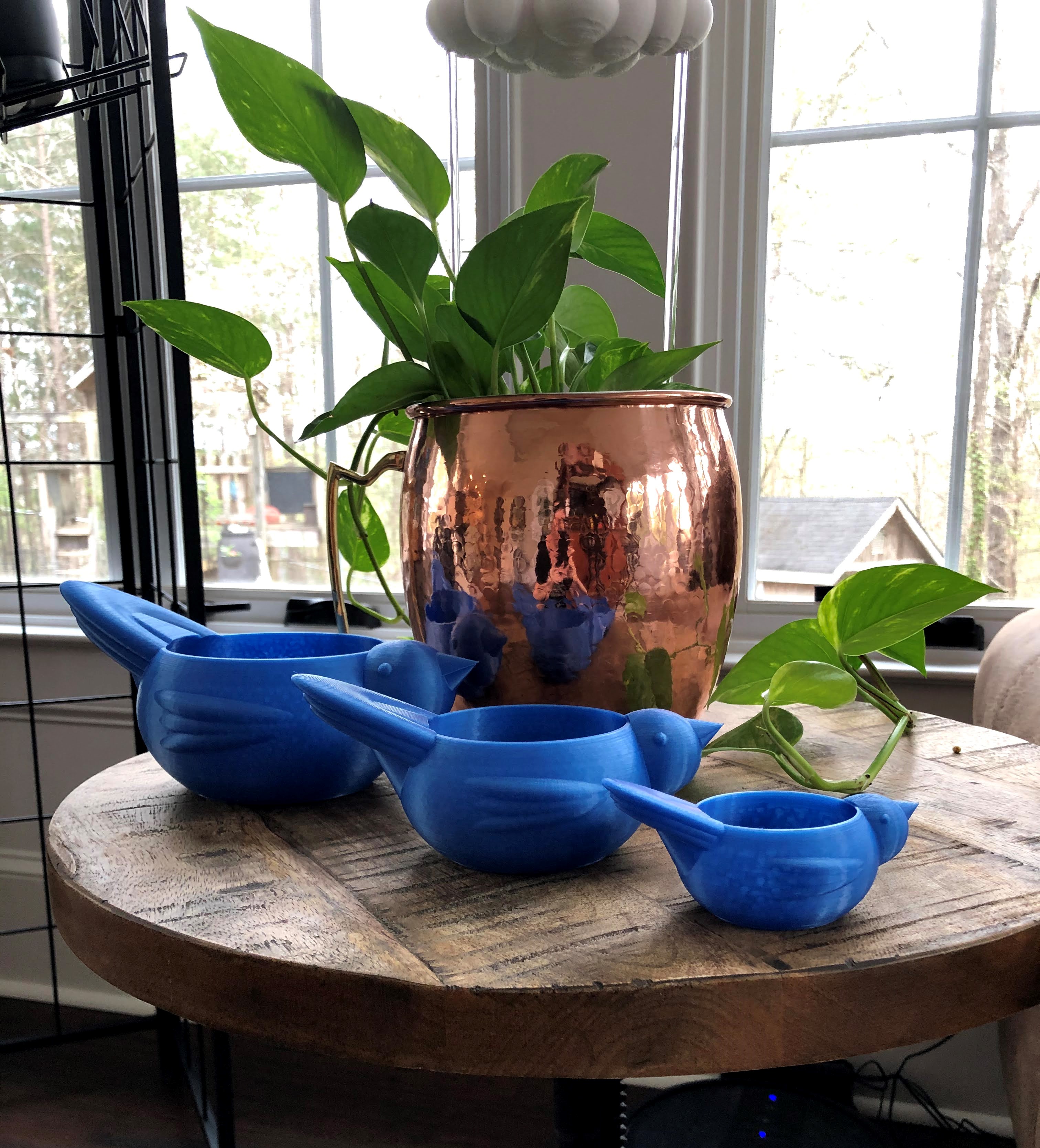 Bird planter bowl