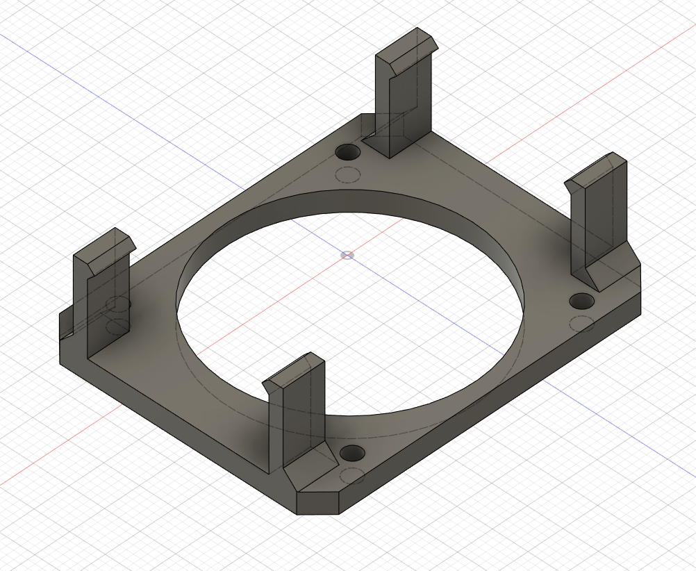 Mellanox ConnectX-3 40mm fan bracket