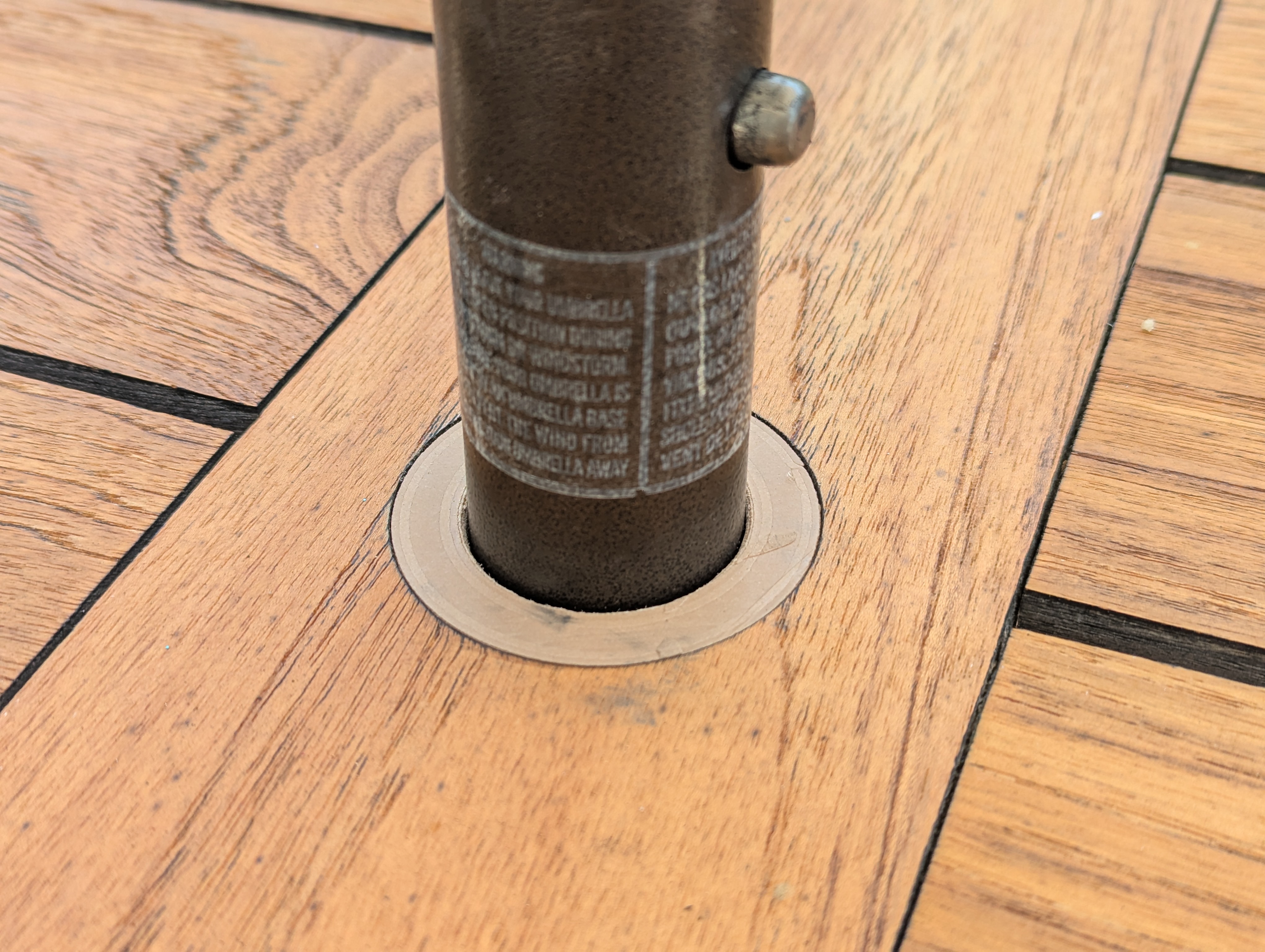 Patio Table Umbrella Reducer