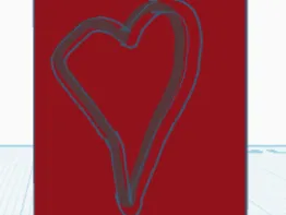 Custom Heart Rectangle 4 mum
