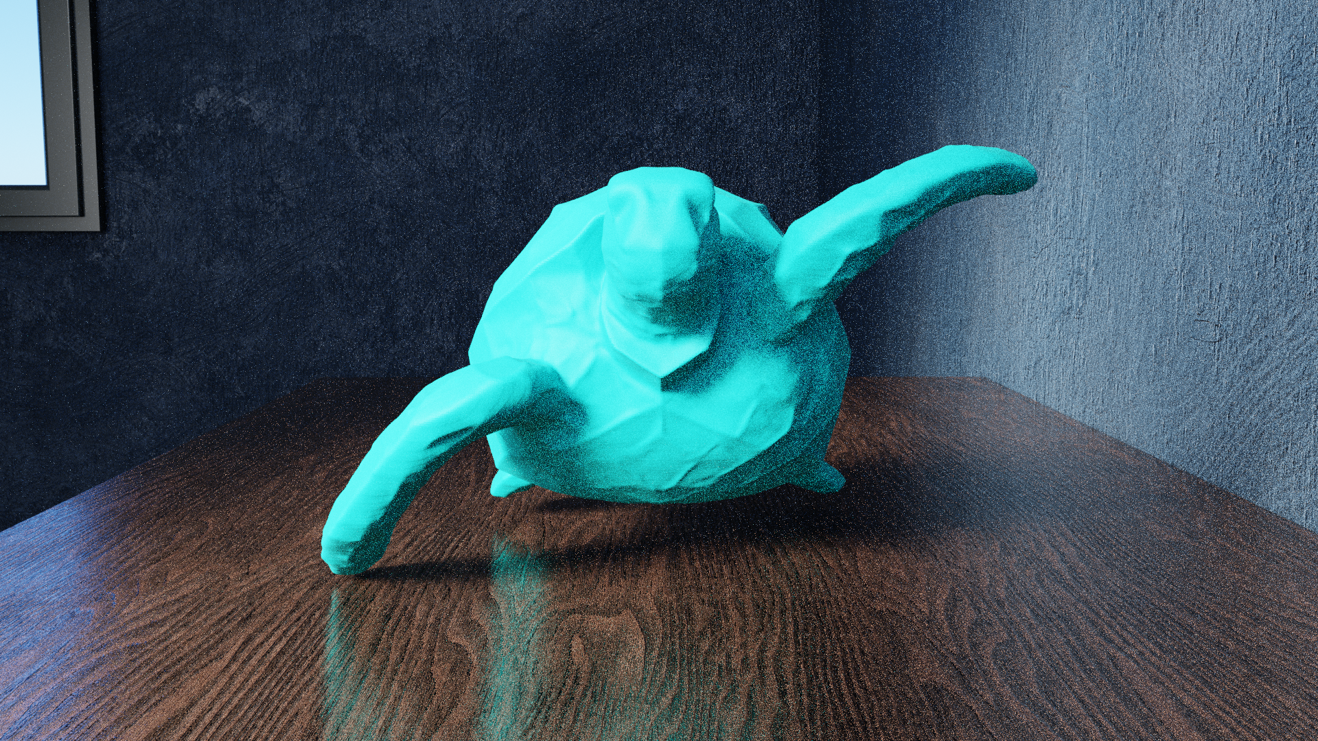 Miniatura 5 do modelo 3D Low Poly Sea Turtle