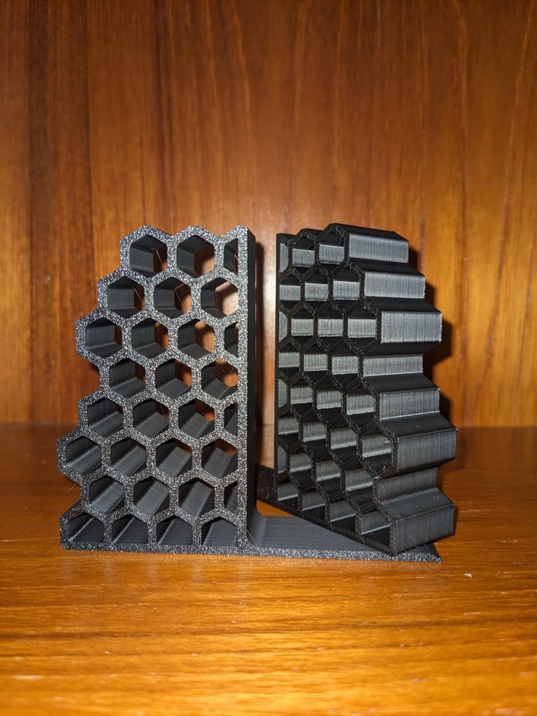 Hex Bookend by PILED Download free STL model
