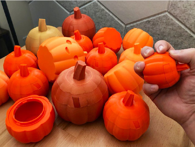 Creepy Halloween Pumpkin trick box!