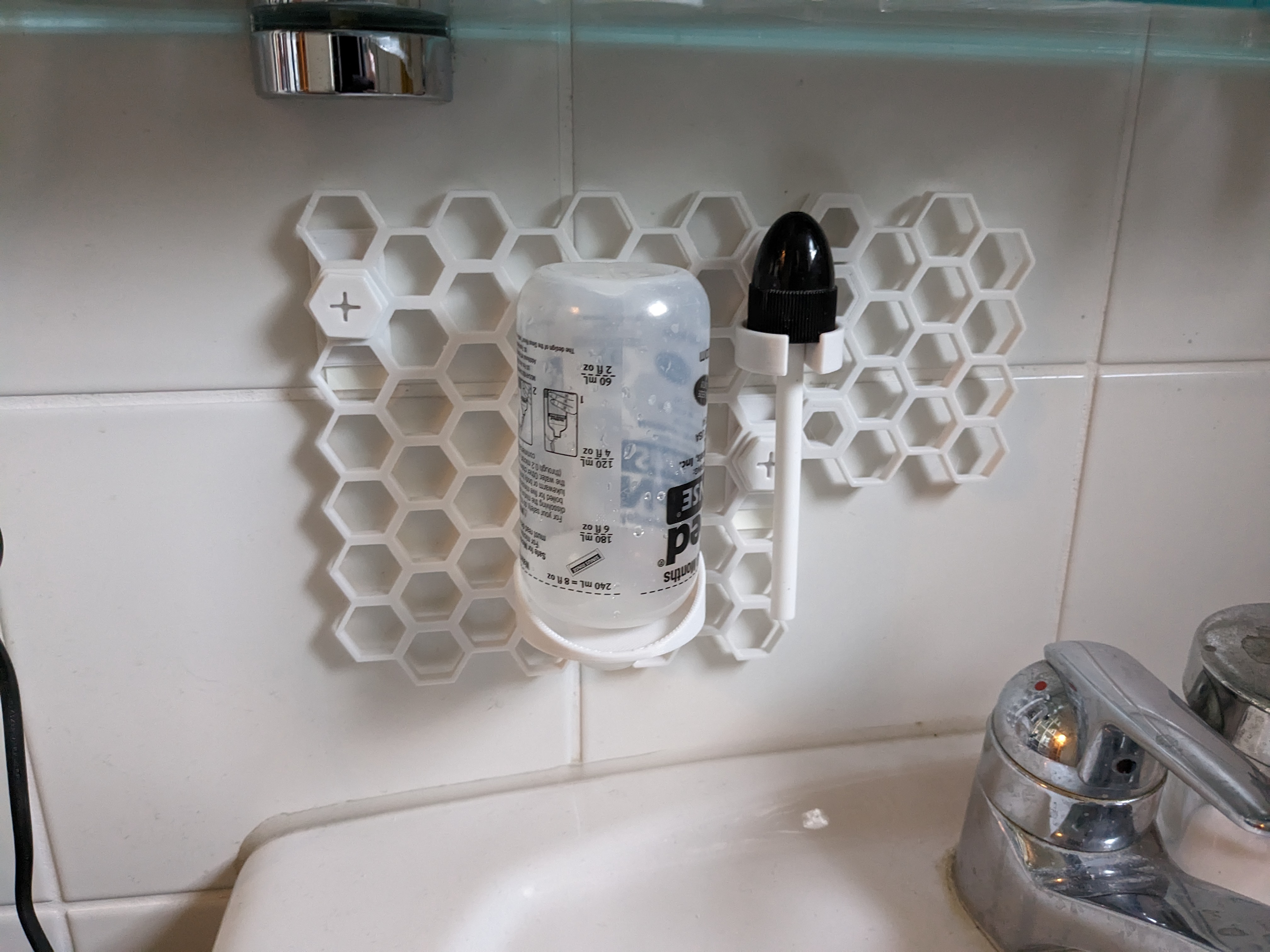 HSW mount for NeilMed Sinus Rinse bottle