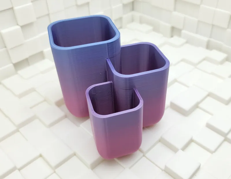 Overlapping Pen Cup por Triple G Workshop | Descargar modelo STL ...