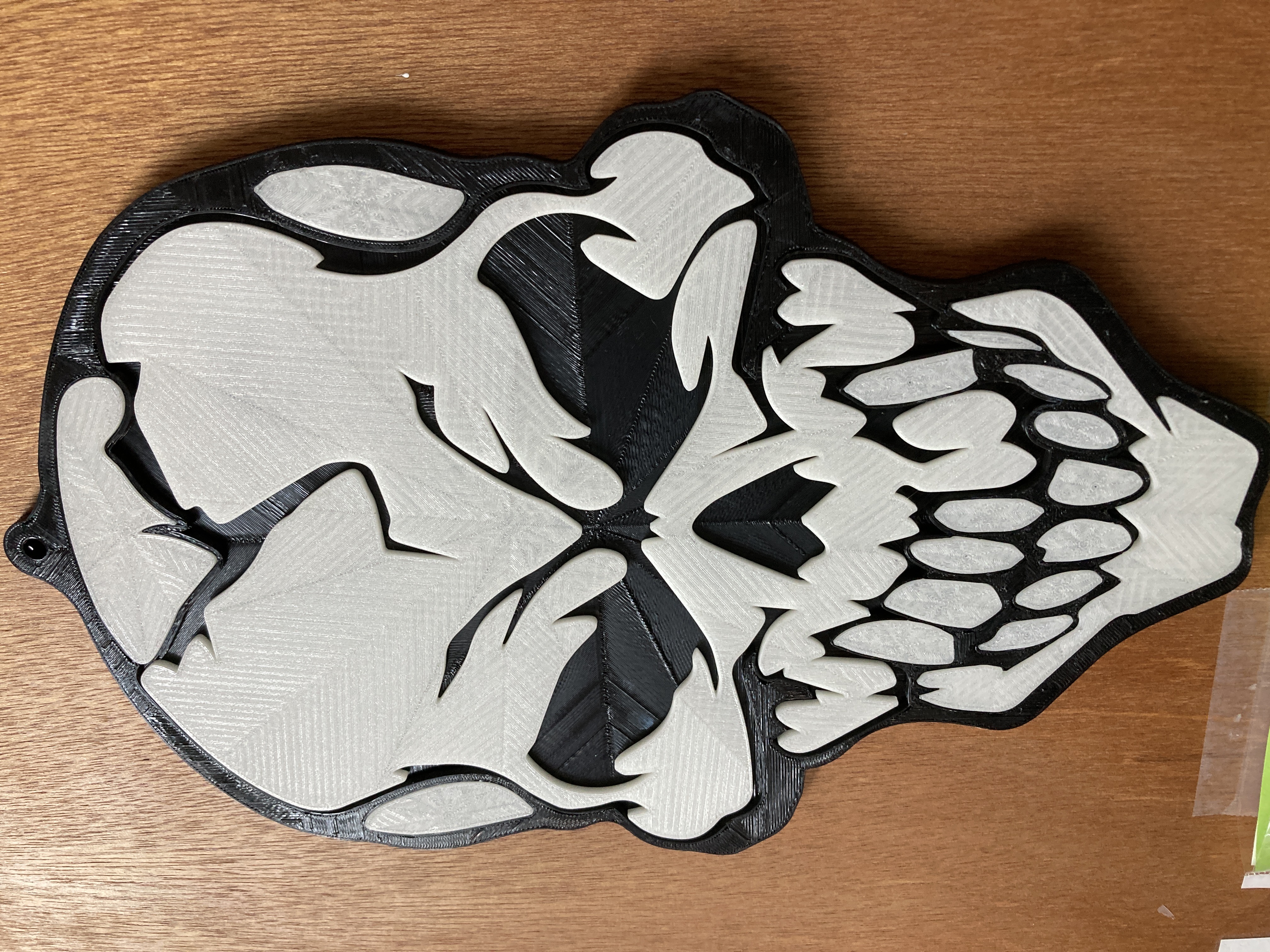 Halloween Flat Skull Wall Decoration