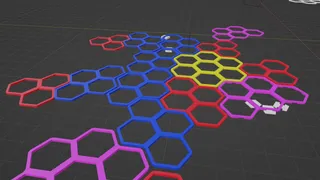 Lure of the Prophet [2023] remastered - hex-grid-map