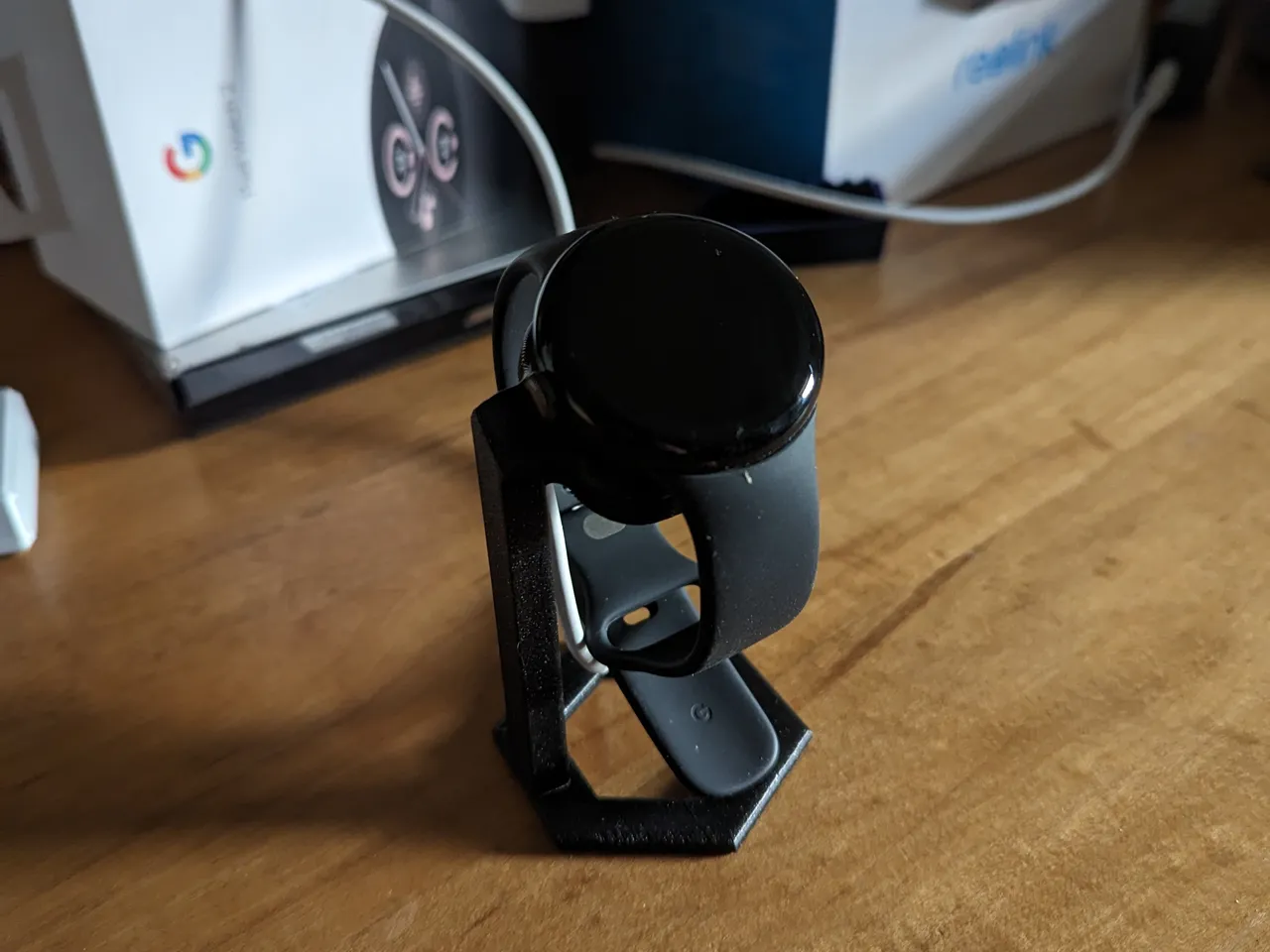 I modeled and 3d printed a stand for the pixel watch to attach to the pixel  stand : r/PixelWatch