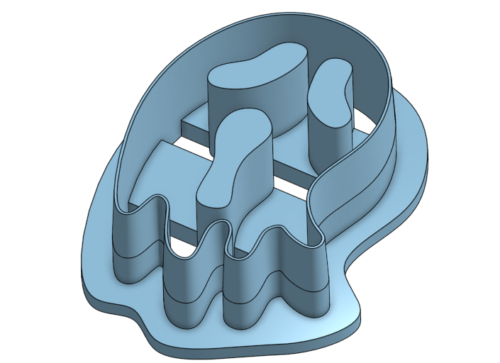Miniatura 2 do modelo 3D ghost cookiecutter
