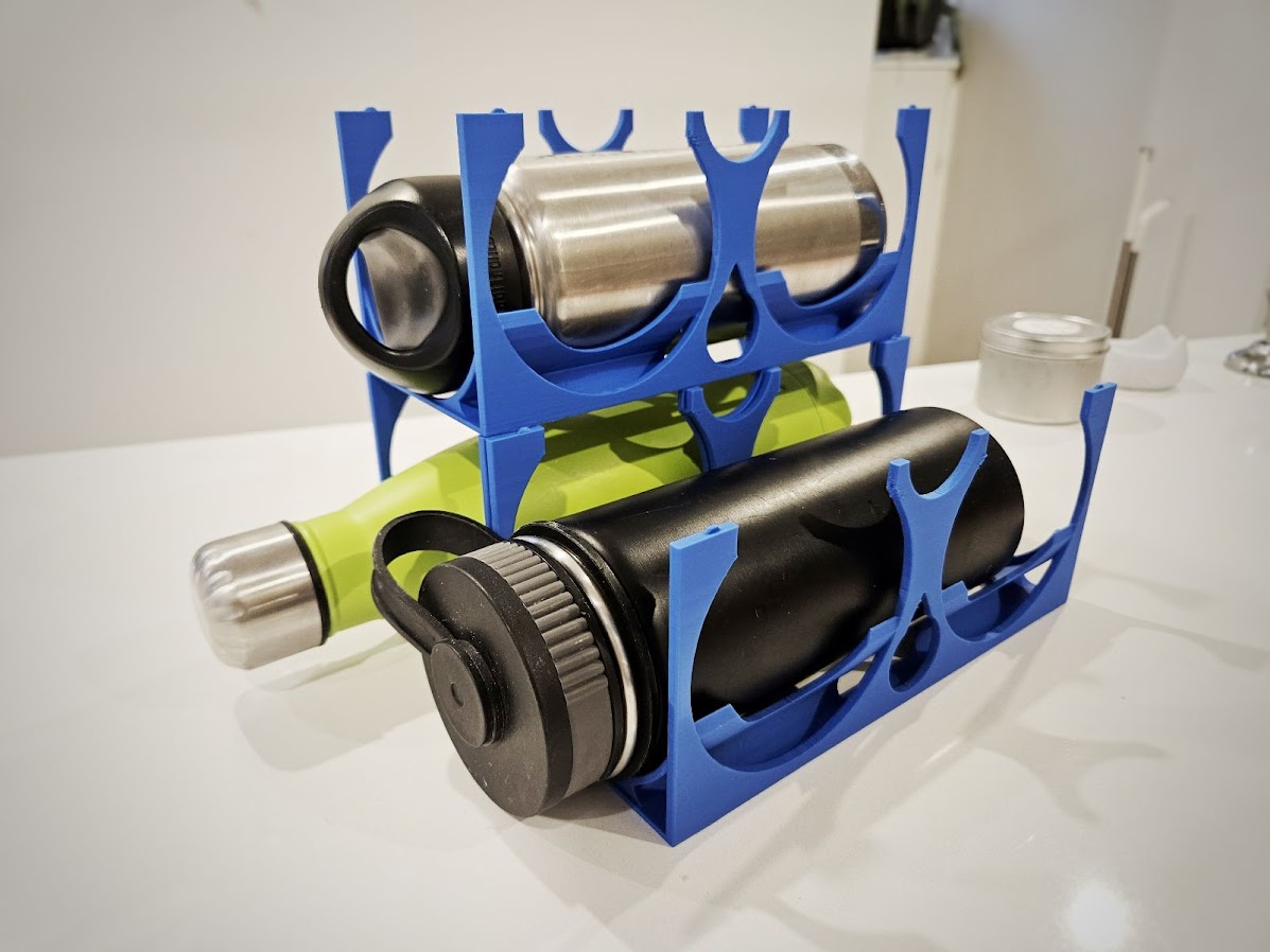 Optimized Stackable Bottle Holder