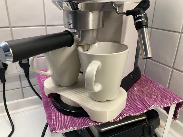 Delonghi Coffemachine adapter for two cups