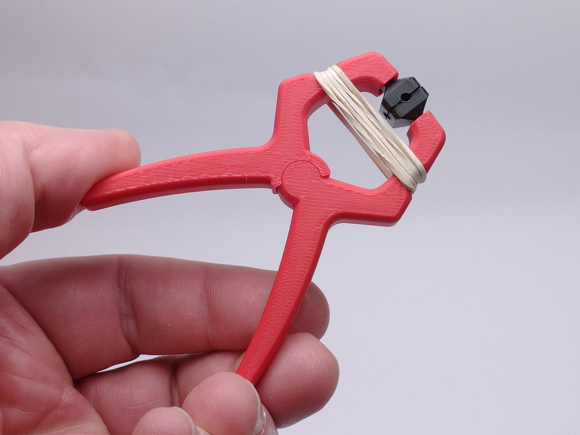 Rubber Band Spring Clamp by LoboCNC Download free STL model