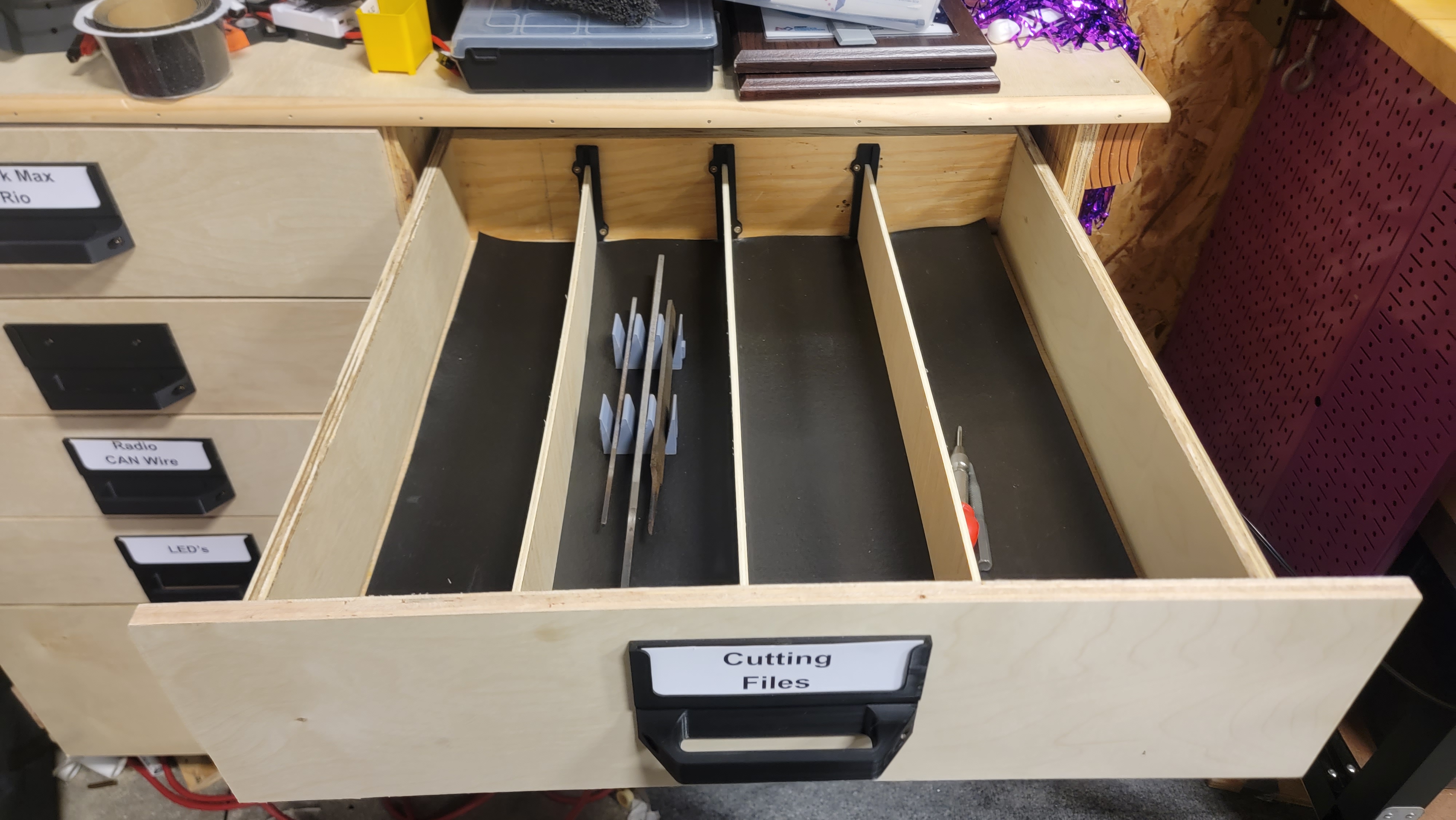 Drawer Pull with Label by CharlesM479 Download free STL model