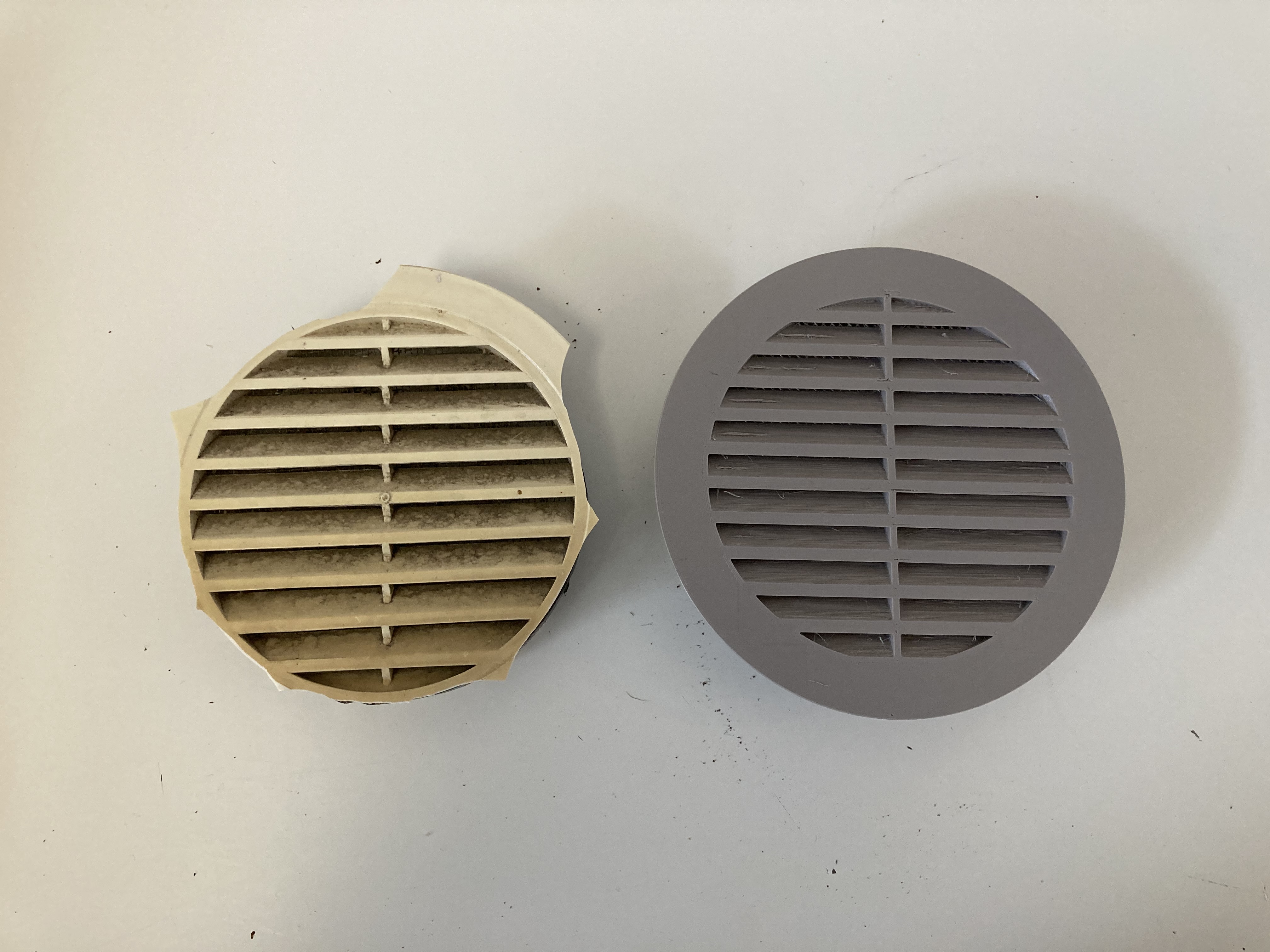 Round Air Vent Cover with Filter