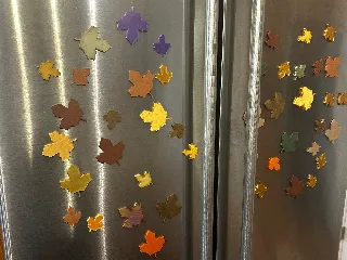 magnetic maple leaves
