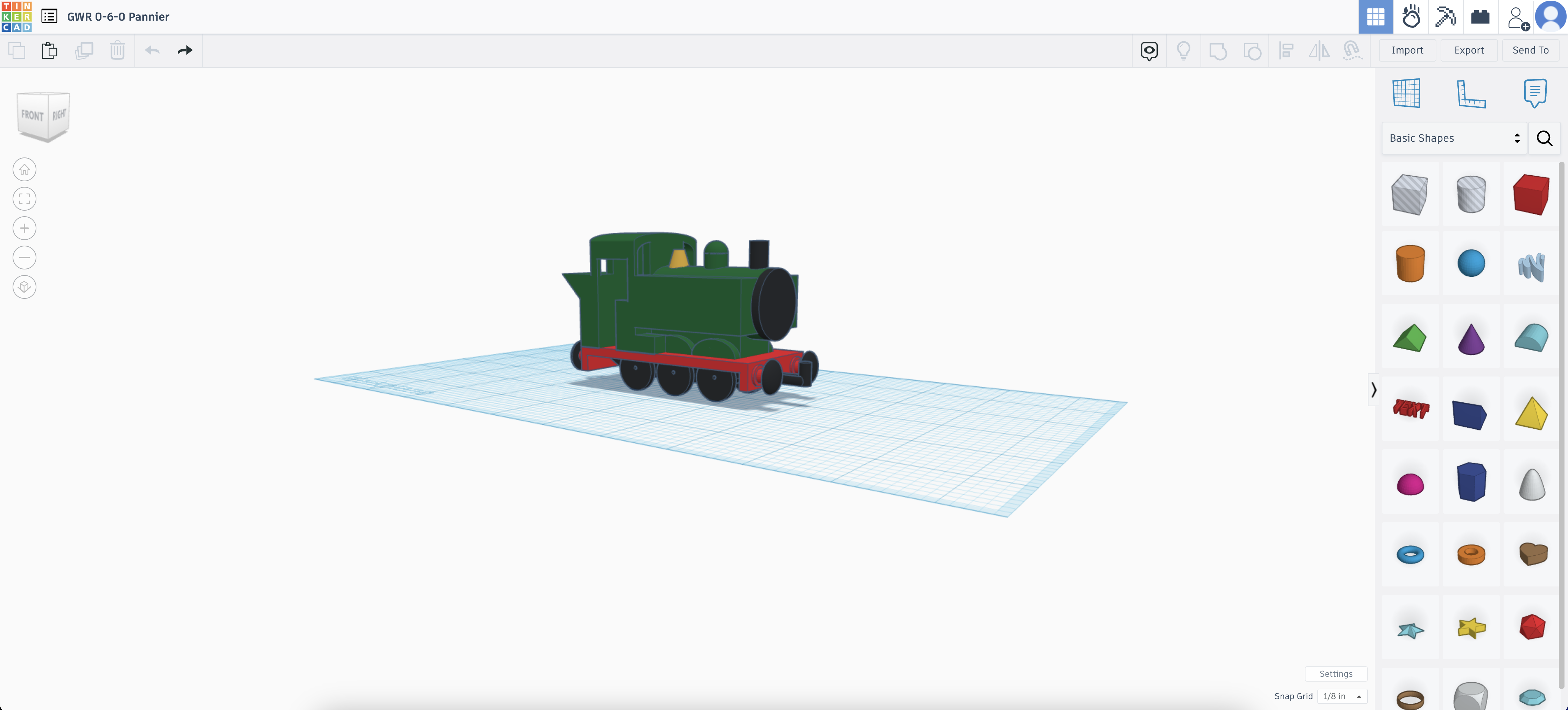 GWR 0-6-0 Pannier Tank Engine (Duck)