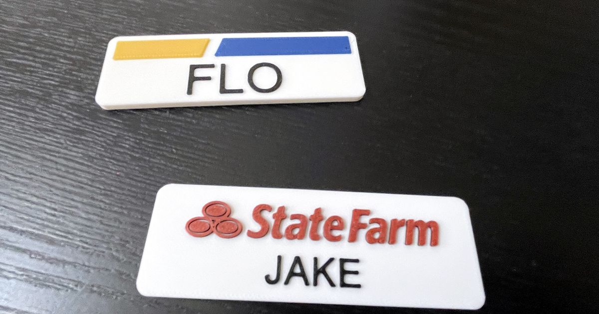 Jake From State Farm Name Tag Printable Free