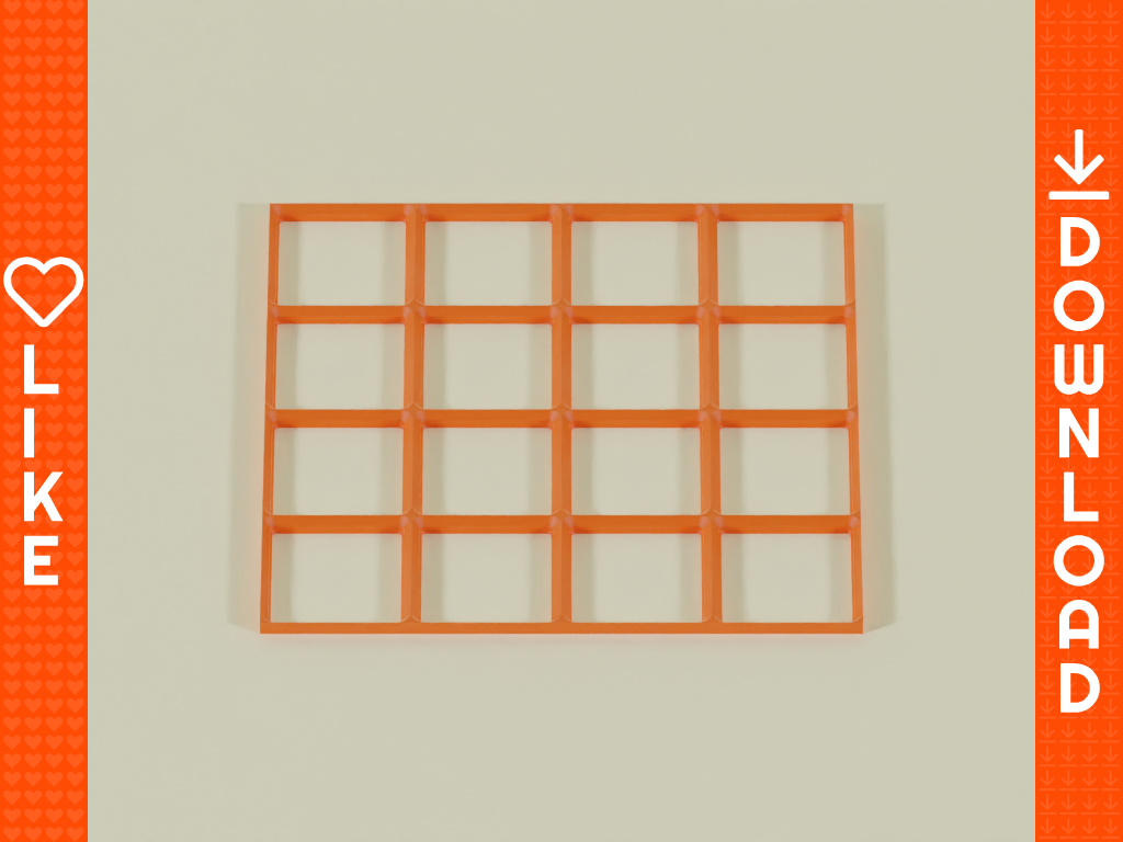Gridfinity 4x4 Baseplate