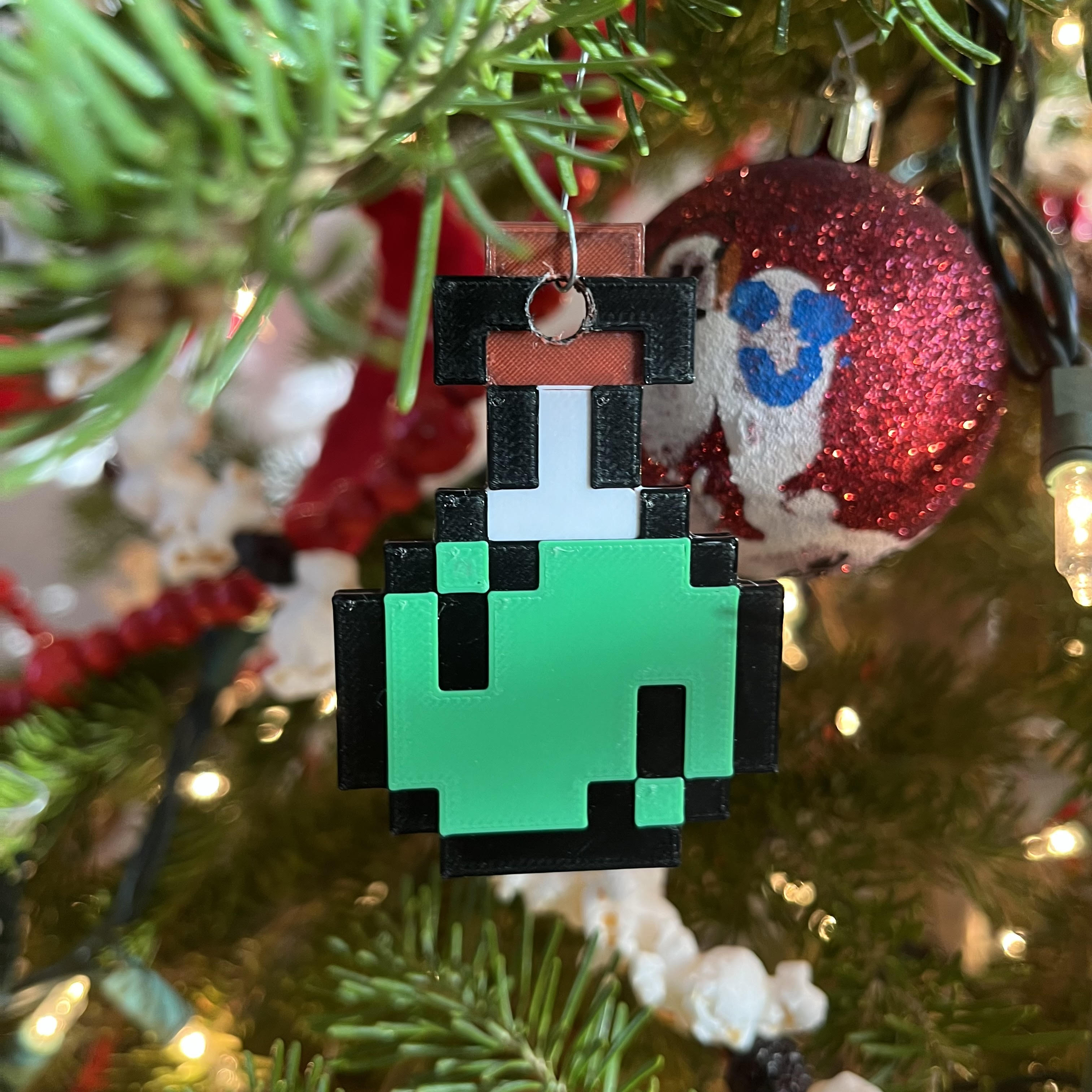Minecraft Potion keychain/Ornament/decoration by 3DBlacksmith