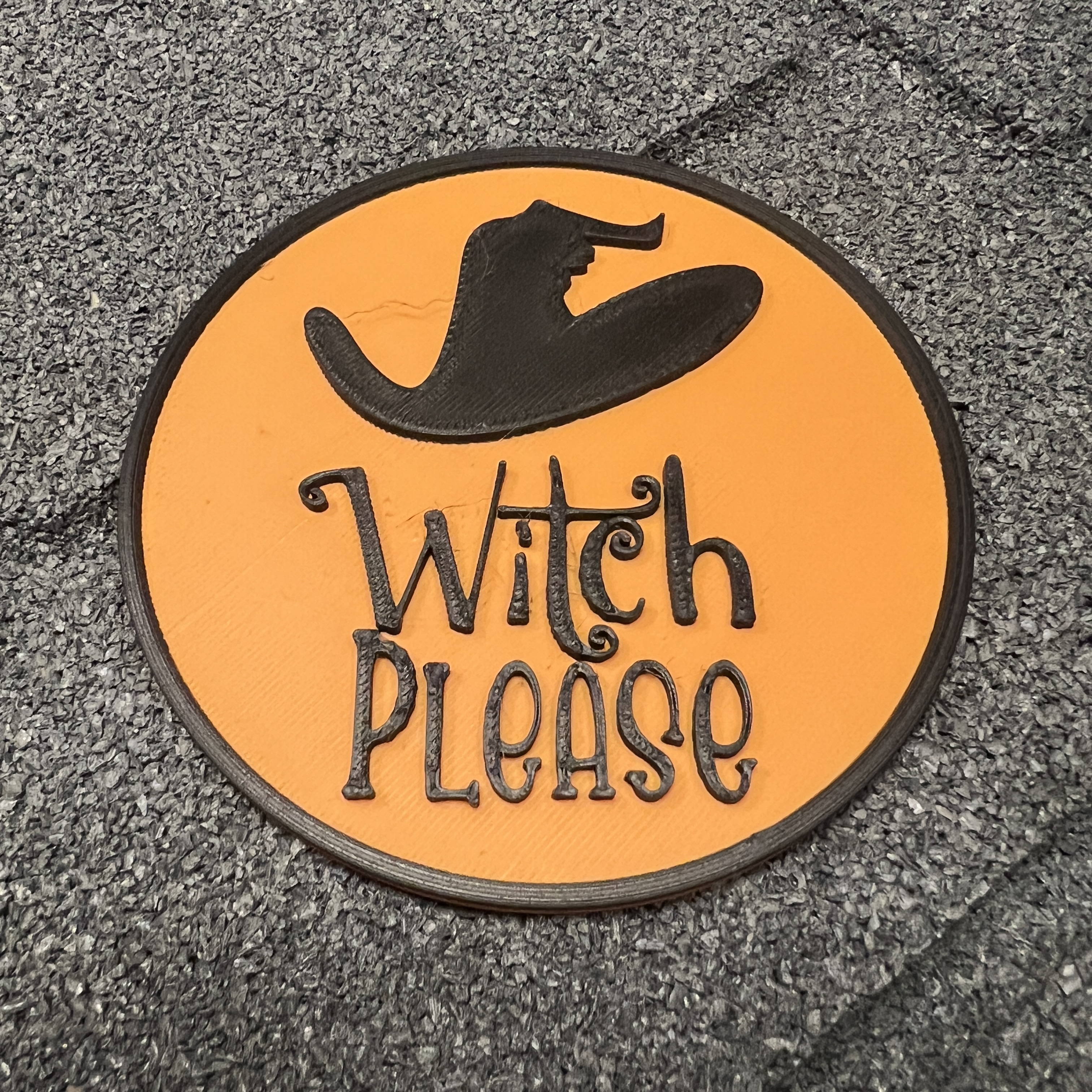 Witch Please Halloween Coaster