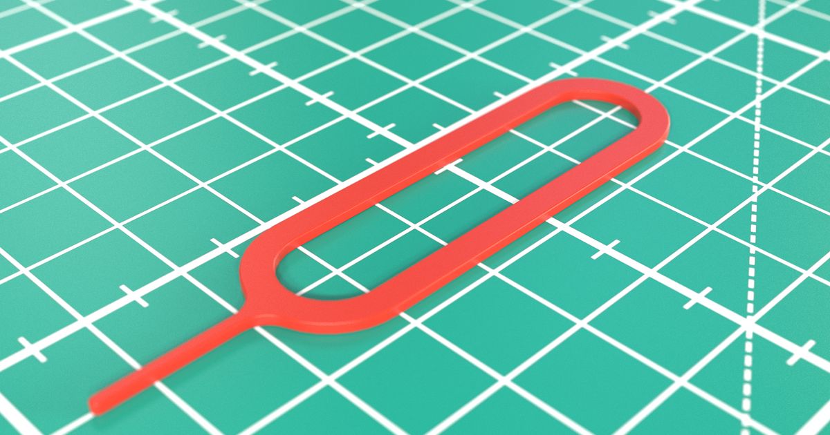 Sim Card Eject Tool by DAGStudio Download free STL model