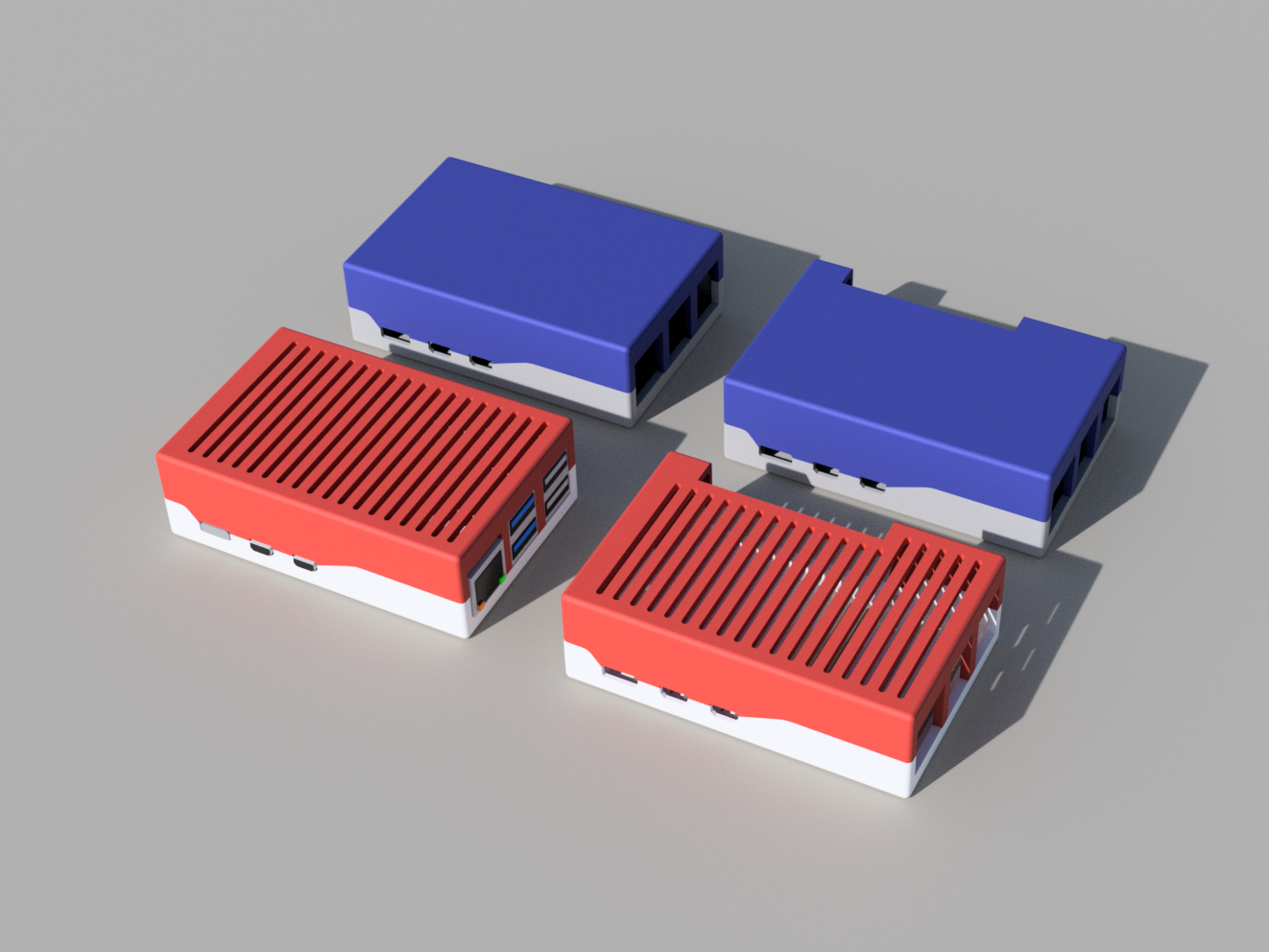 Basic Raspberry Pi 5 Ventilation and Blank Cases