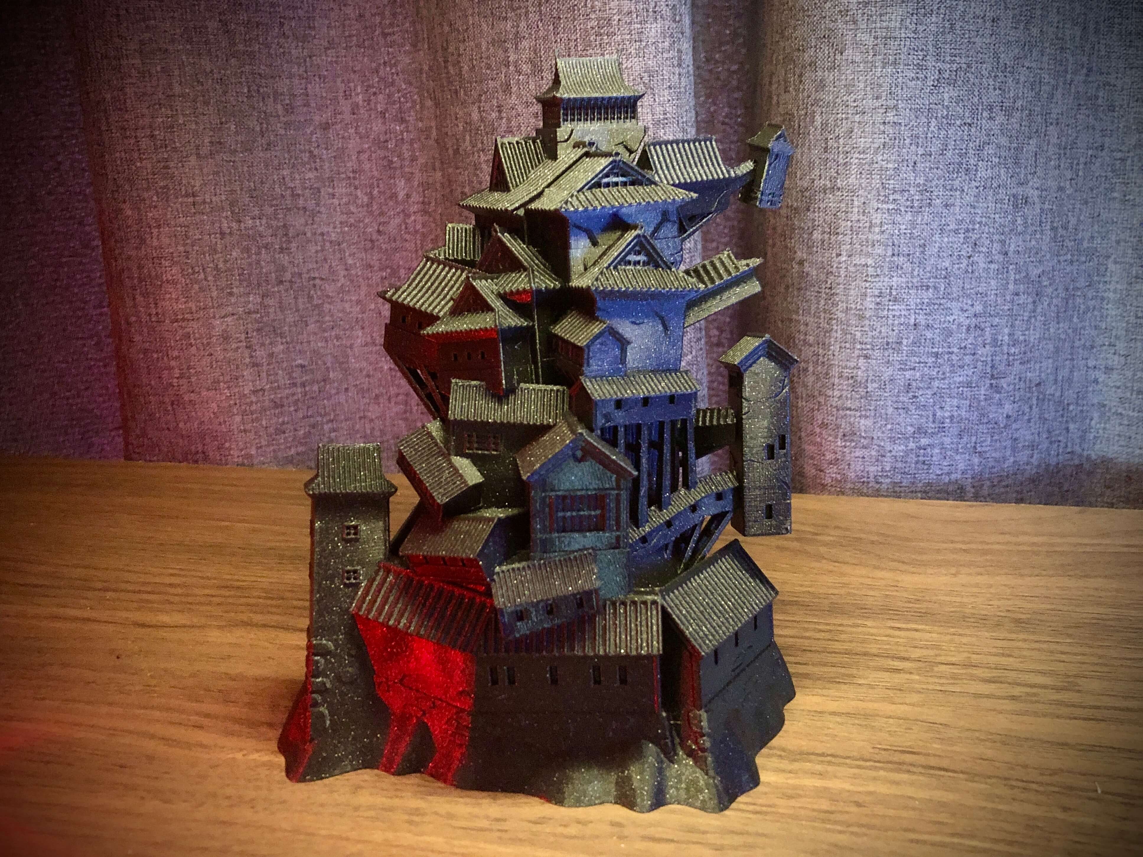 Japanese Demon Castle Hyakki by MiniWorld3D | Printables Store