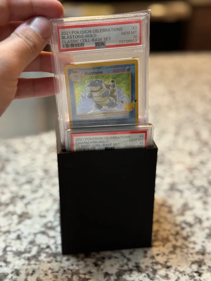 Simple 10 graded card slab holder by Mike Daher | Download free STL model |  Printables.com
