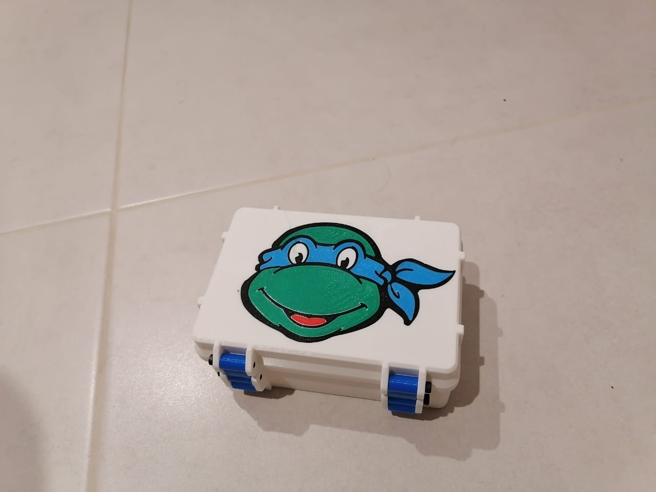2x3 Gridfinity Rugged Box - Ninja Turtle Face Color Inlay