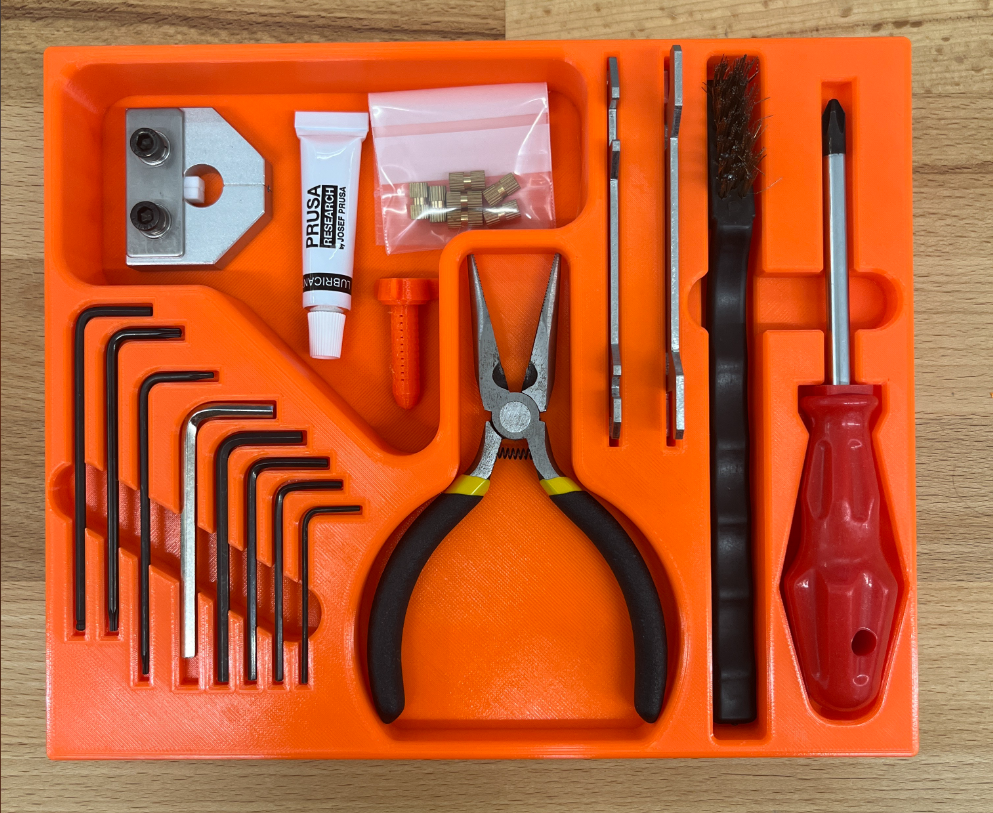 Prusa MK3s / MK4 Tool Organizer for Drawer